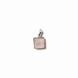 Rose Quartz Pendant .925 Silver 1" (CC)