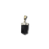 Black Tourmaline Pendant .925 Silver (NC8)