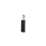 Black Tourmaline Pendant .925 Silver (N9)