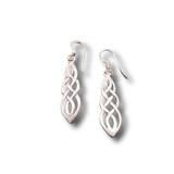Celtic Knot Dangle Earrings .925 Silver