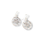 Fairy Star Dangle Earrings .925 Silver (S2)