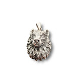 Wolf Head Pendant .925 Silver (S2)