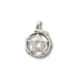 Ouroboros Pentacle Pendant .925 Silver (S4)