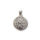 Viking Compass Pendant .925 Silver (S5)