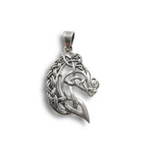 Celtic Horse Pendant .925 Silver