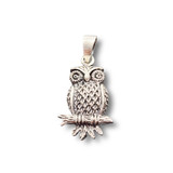 Owl Pendant .925 Silver