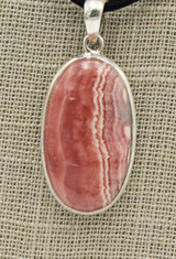 Rhodochrosite Pendant .925 Silver (OC1)