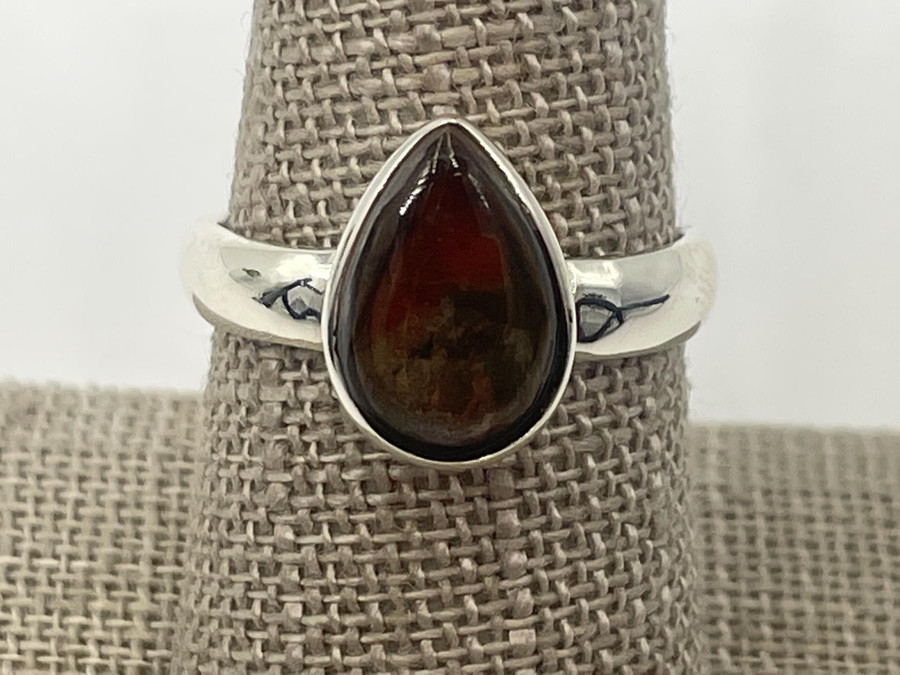 Ammolite Ring .925 Silver (TDC)