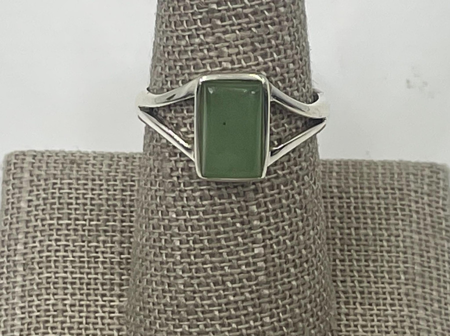 Jade Ring .925 Silver (BC)
