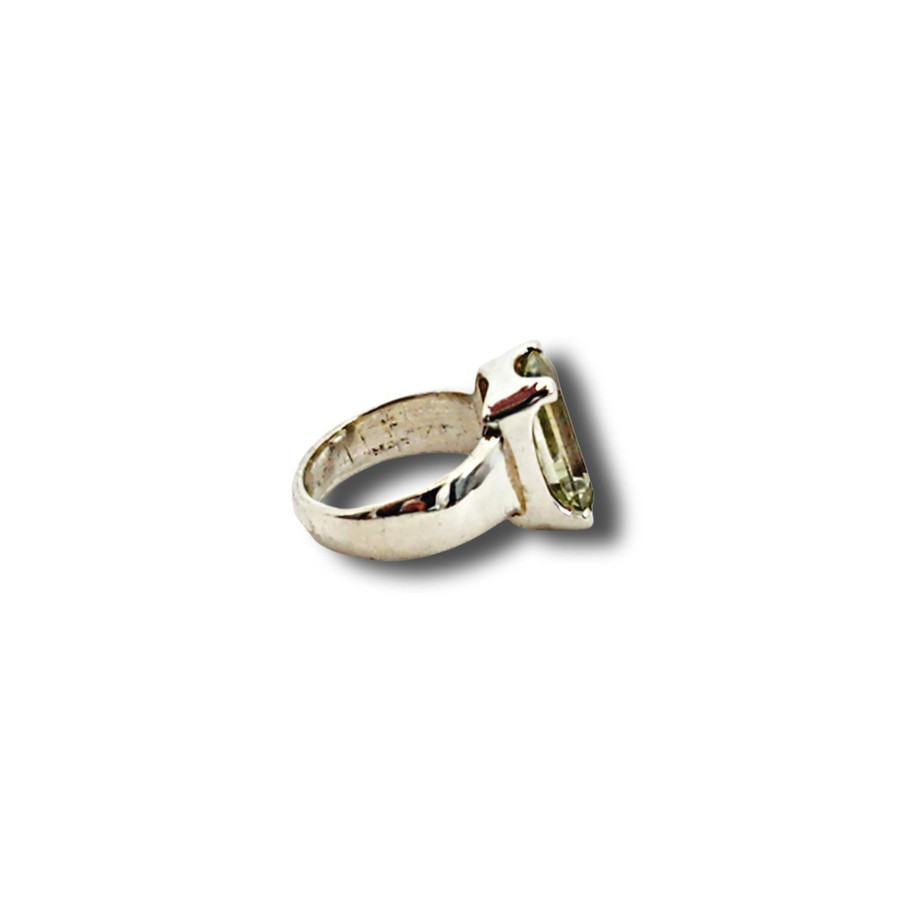 Prasiolite Ring .925 Silver (B)