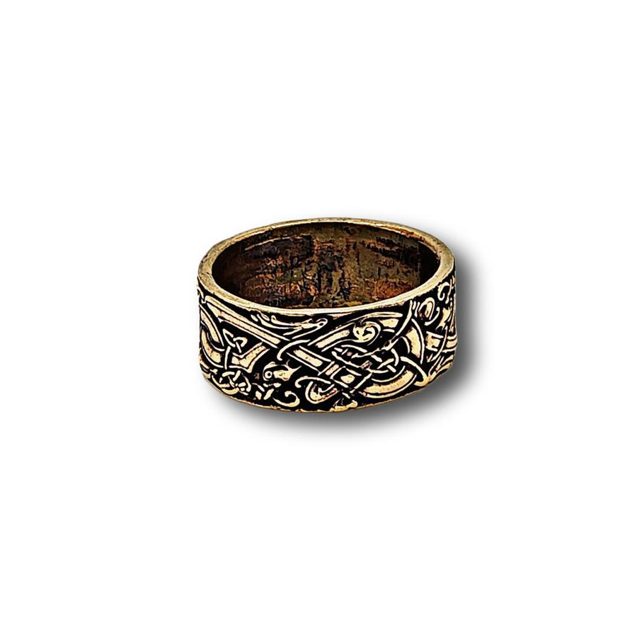 Celtic Dragon Ring (Bronze)