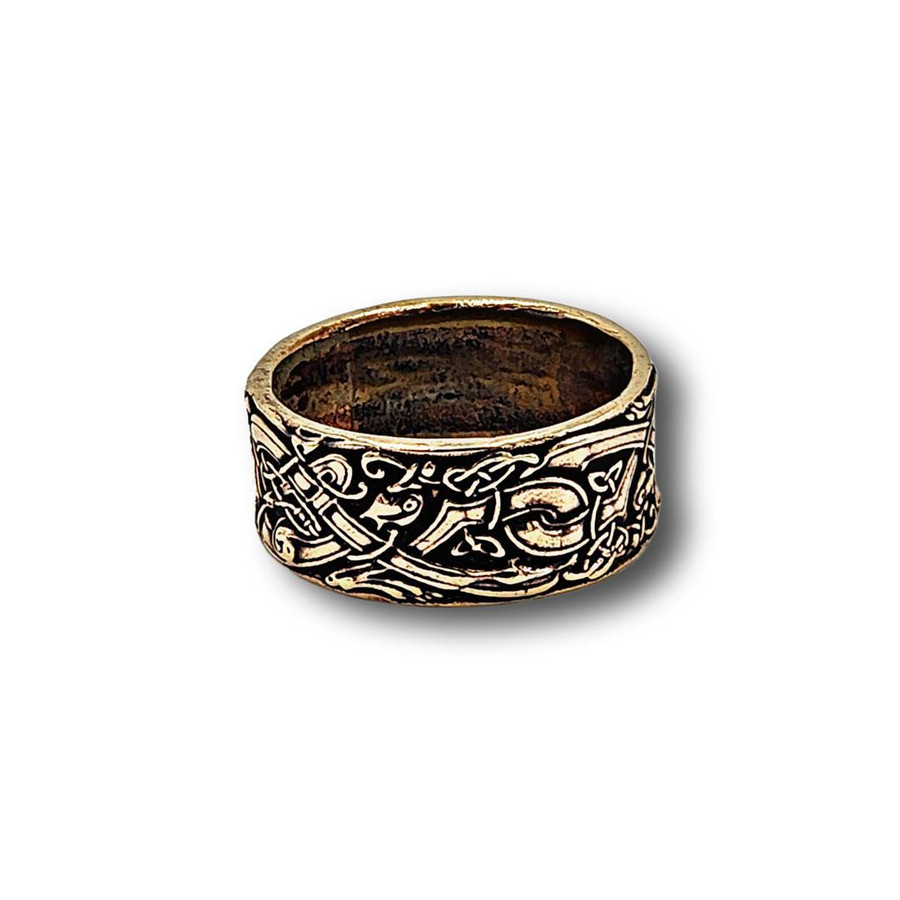 Celtic Dragon Ring (Bronze)