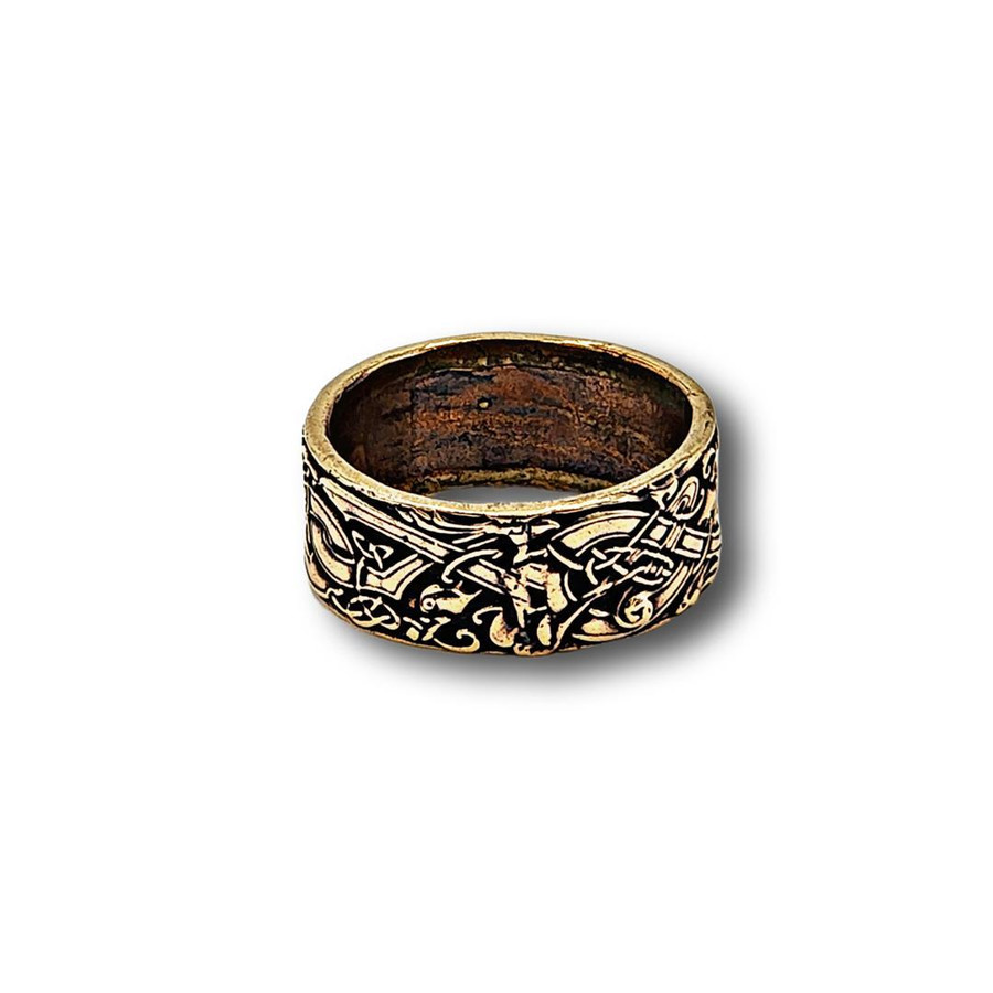 Celtic Dragon Ring (Bronze)