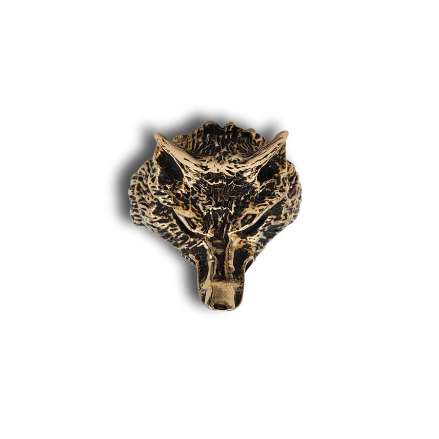 Wolf's Head Ring (Bronze)