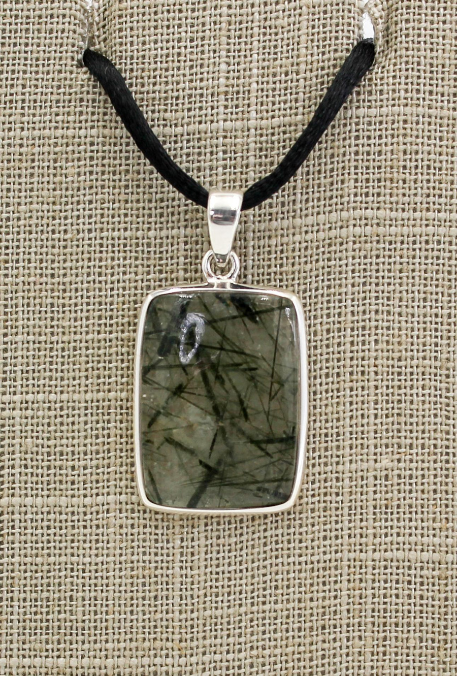 Actinolite Pendant .925 Silver (CC)