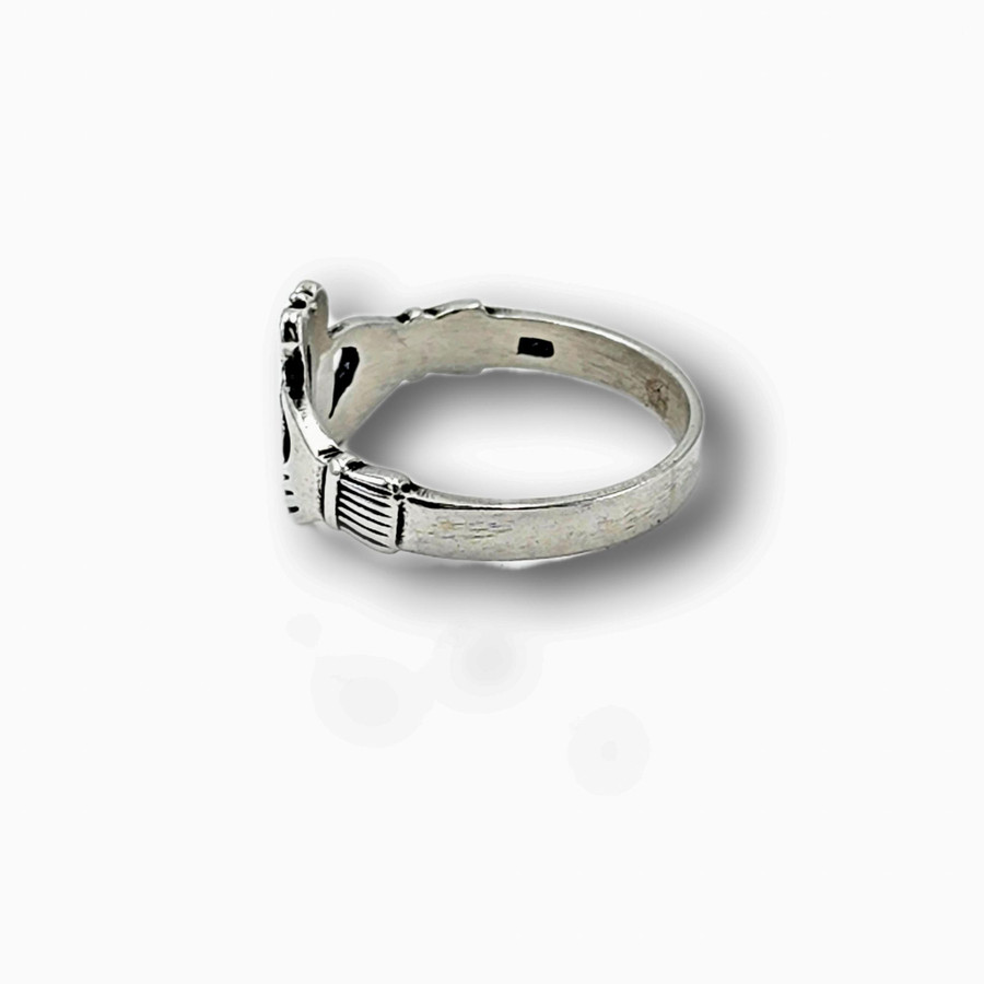 Claddagh .925 Silver Ring (F)