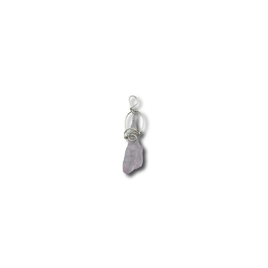 Sterling Silver Kunzite Pendant