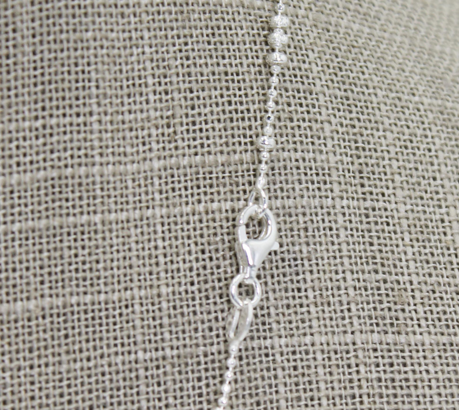 Star Ball Chain .925 Silver