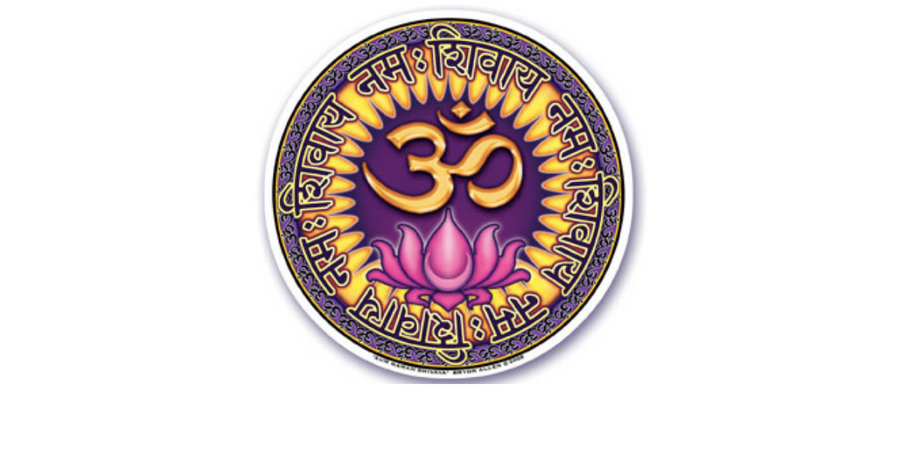 Aum Namah Shivaya Window Sticker