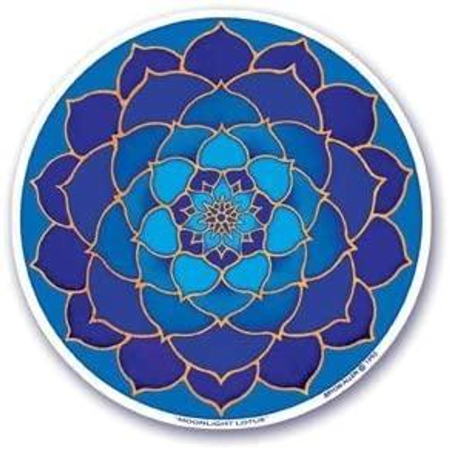 Moonlight Lotus Window Sticker