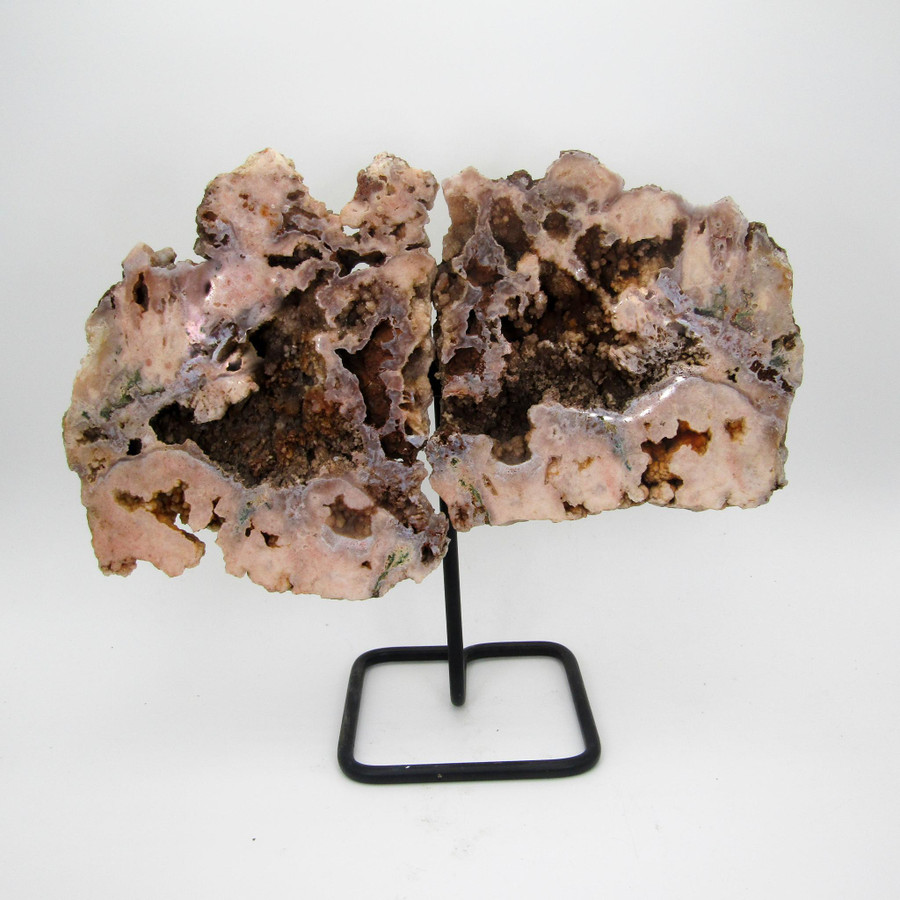 Pink Amethyst on Metal Pin 5lb 8oz