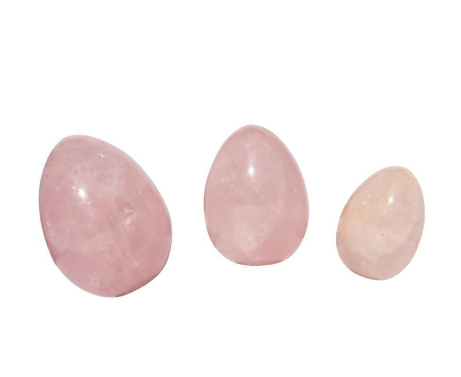 Rose Quartz Yoni Egg Set