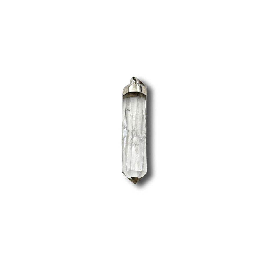 Crystal Quartz Pendant .925 Silver (CP)