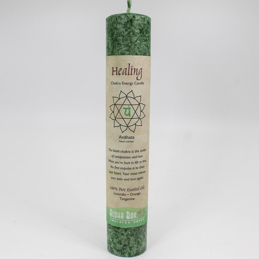 Healing Chakra Pillar 8"