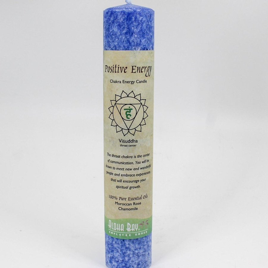 Positive Energy Chakra Pillar 8"