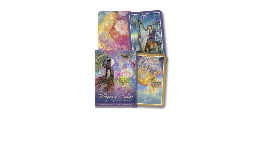 Whispers of Healing Oracle Cards by Angela Hartfield, Josephine Wall