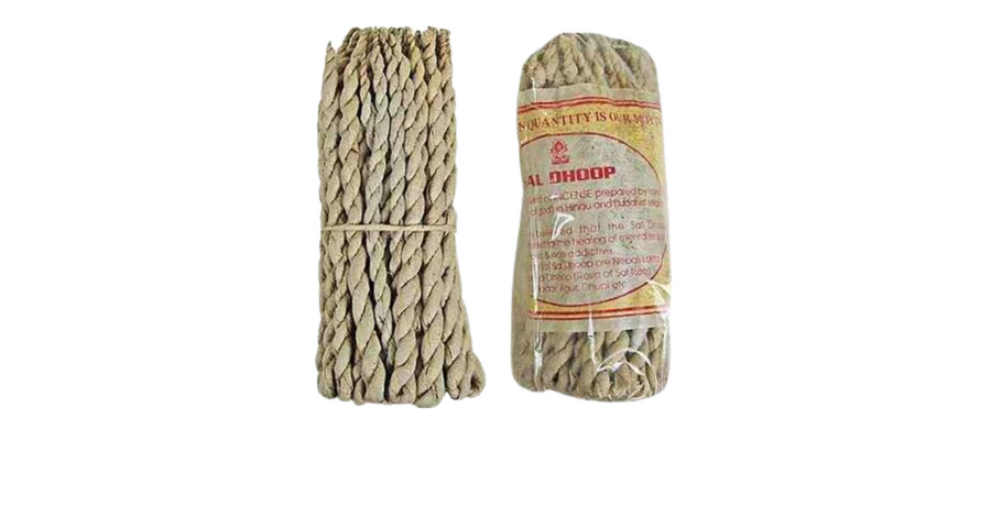 Sal Dhoop Tibetan Rope Incense 3.5"
