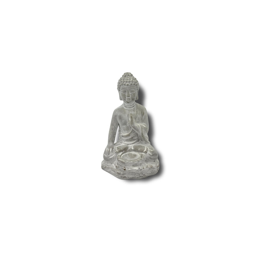 Buddha Tea Light Holder 8"