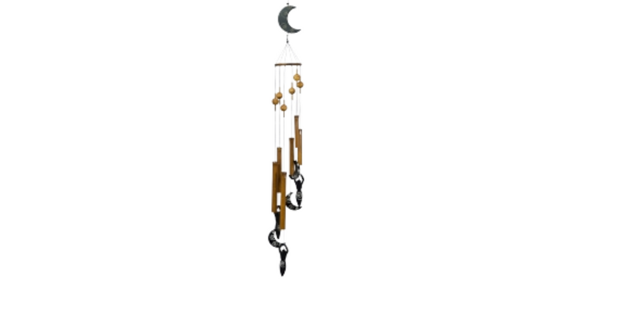 Bamboo Windchime Moon Goddess