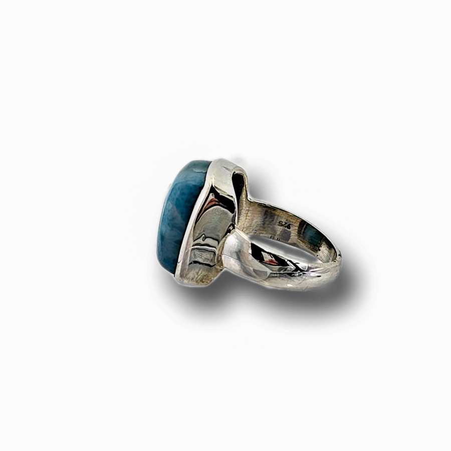 Larimar Ring .925 Silver (CC)