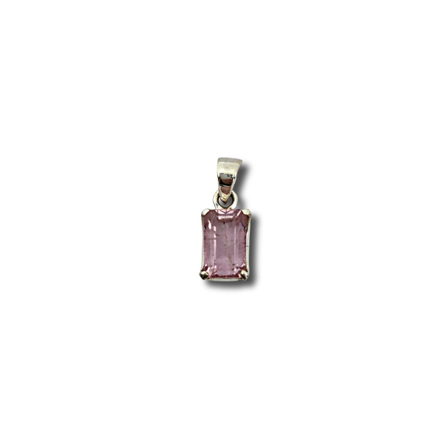 Kunzite Pendant .925 Silver 0.75" (B2)