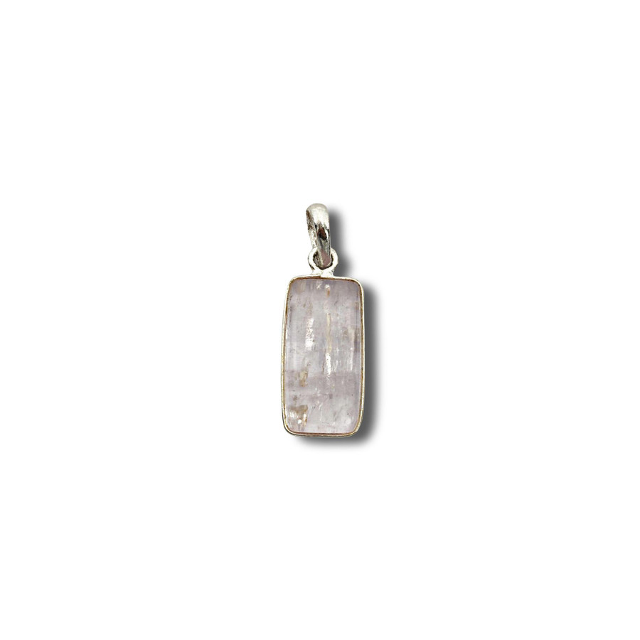 Kunzite Pendant .925 Silver 1.25" (BC)