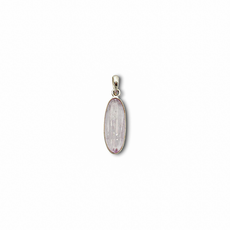 Kunzite Pendant .925 Silver 1.5" (OC)