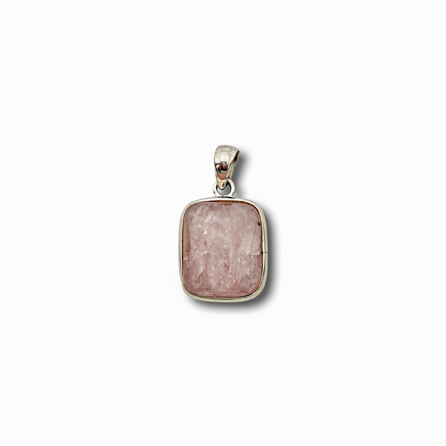 Morganite Pendant .925 Silver 1.25" (BC)