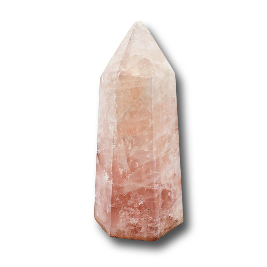 Rose Quartz Polished Point 3lbs