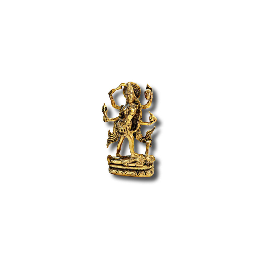 Kali Brass Statue 10"