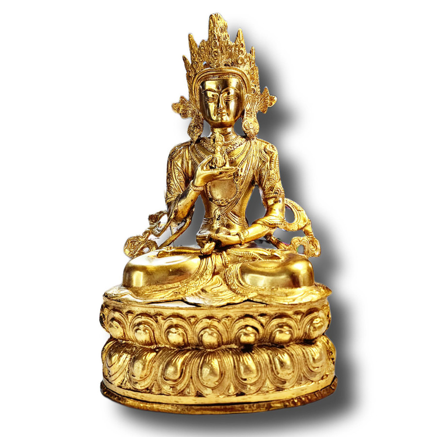 Tara with Bell and Dorje Statue 13.5"