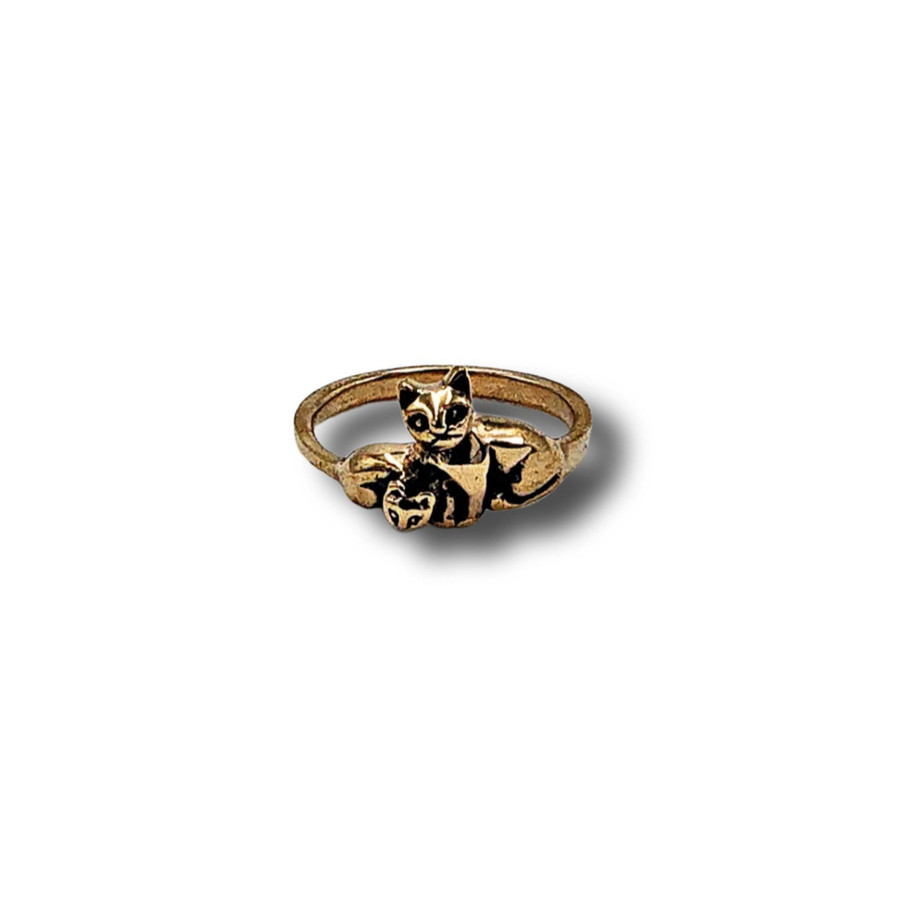 Kitty Cats Ring (Bronze)