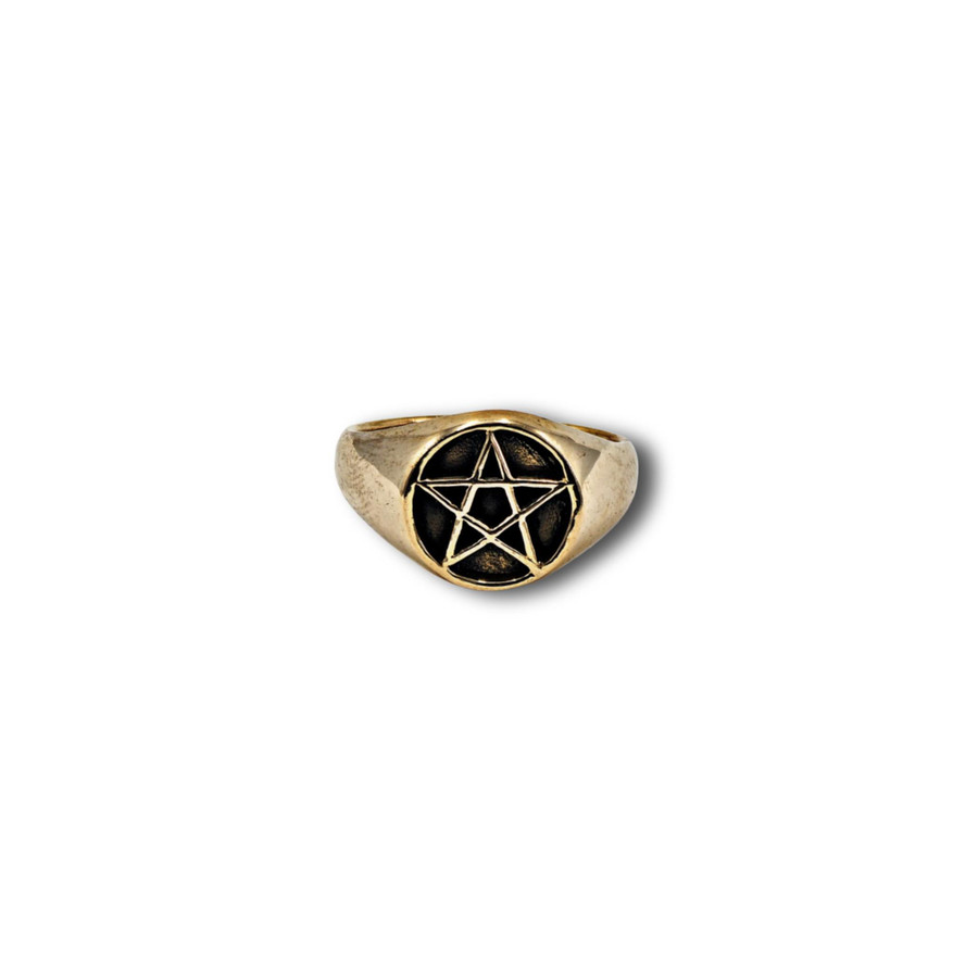 Pentacle Ring (Bronze) S2