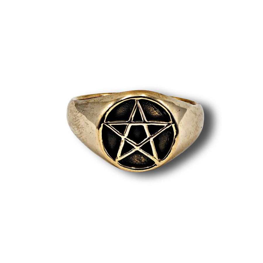 Pentacle Ring (Bronze) S2