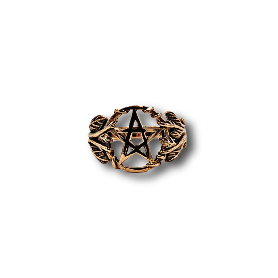 Pentacle Ring (Bronze) S4