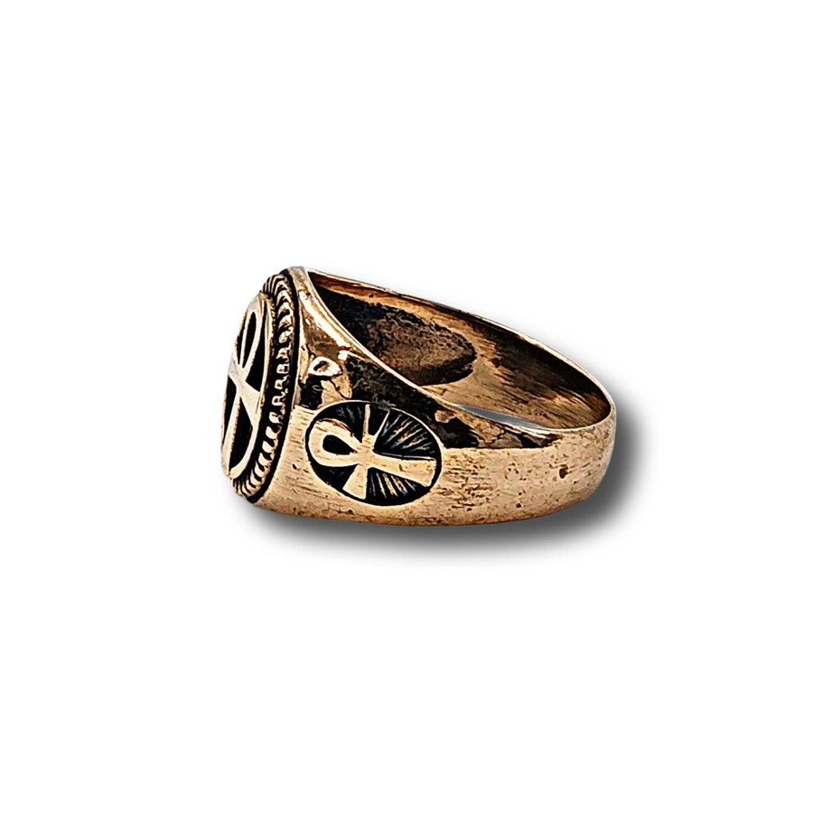 Ankh Ring (Bronze) Style 1