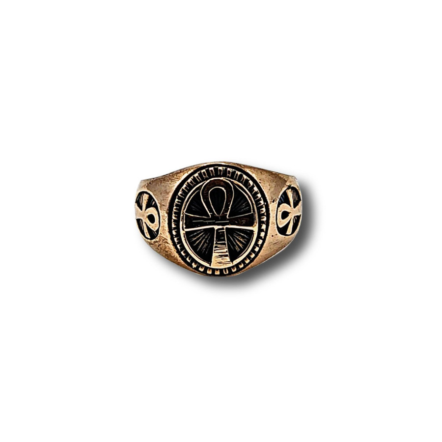 Ankh Ring (Bronze) Style 1