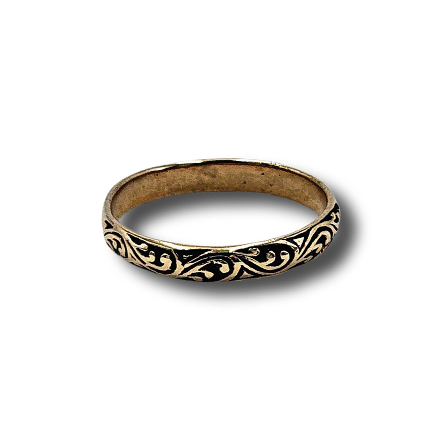 Elegant Filigree Ring (Bronze)