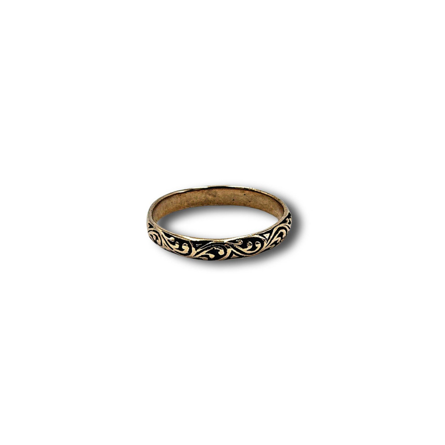 Elegant Filigree Ring (Bronze)