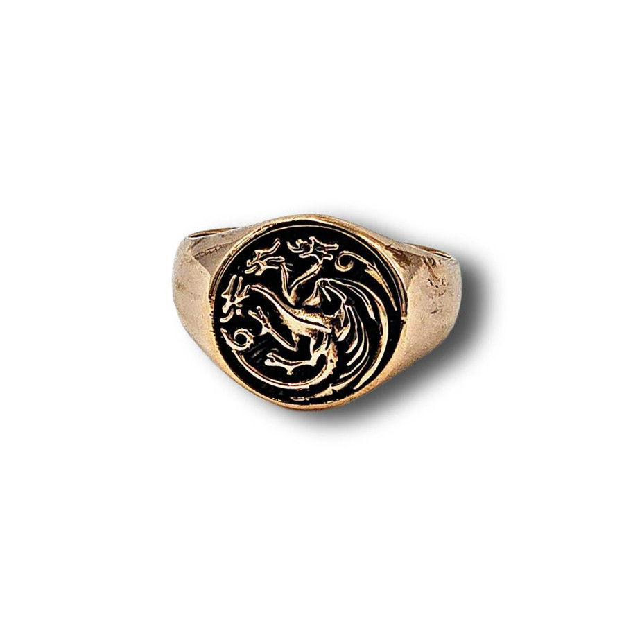 Three Headed Dragon Ring (Bronze)